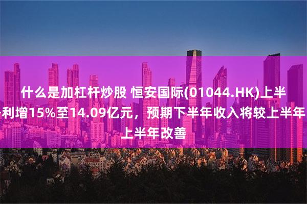 什么是加杠杆炒股 恒安国际(01044.HK)上半年净利增15%至14.09亿元，预期下半年收入将较上半年改善