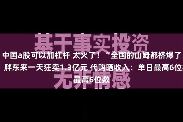 中国a股可以加杠杆 太火了！“全国的山姆都挤爆了”  胖东来一天狂卖1.3亿元 代购晒收入：单日最高6位数