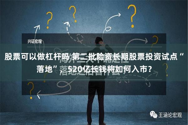 股票可以做杠杆吗 第二批险资长期股票投资试点“落地”，520亿长钱将如何入市？